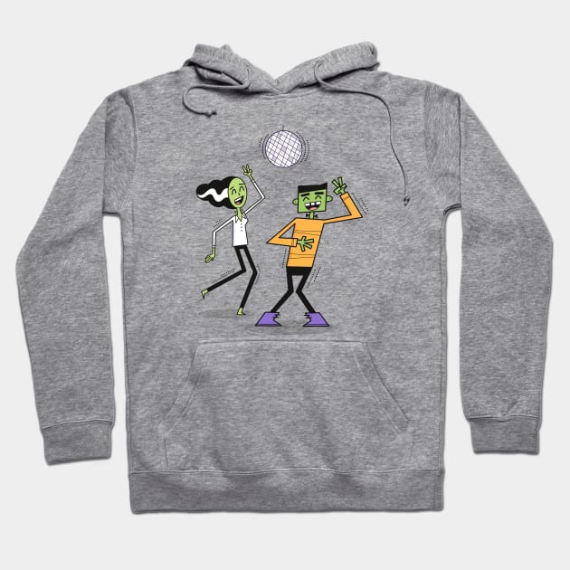 Frankenstein Dance Party Hoodie by Andy McNally